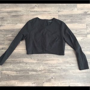 Aritzia Talula Long sleeve crop top, large
